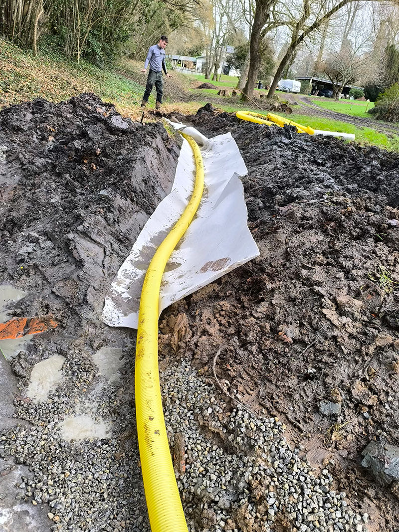 Drainage terrain défrichage abattage élagage arbres Limoges